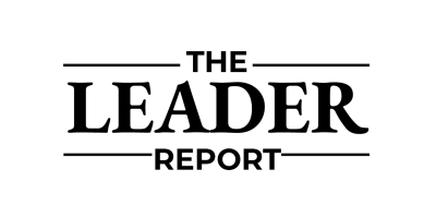 11 - Avada Classic Logo for The Leader Report with bold serif text and horizontal lines above and below.